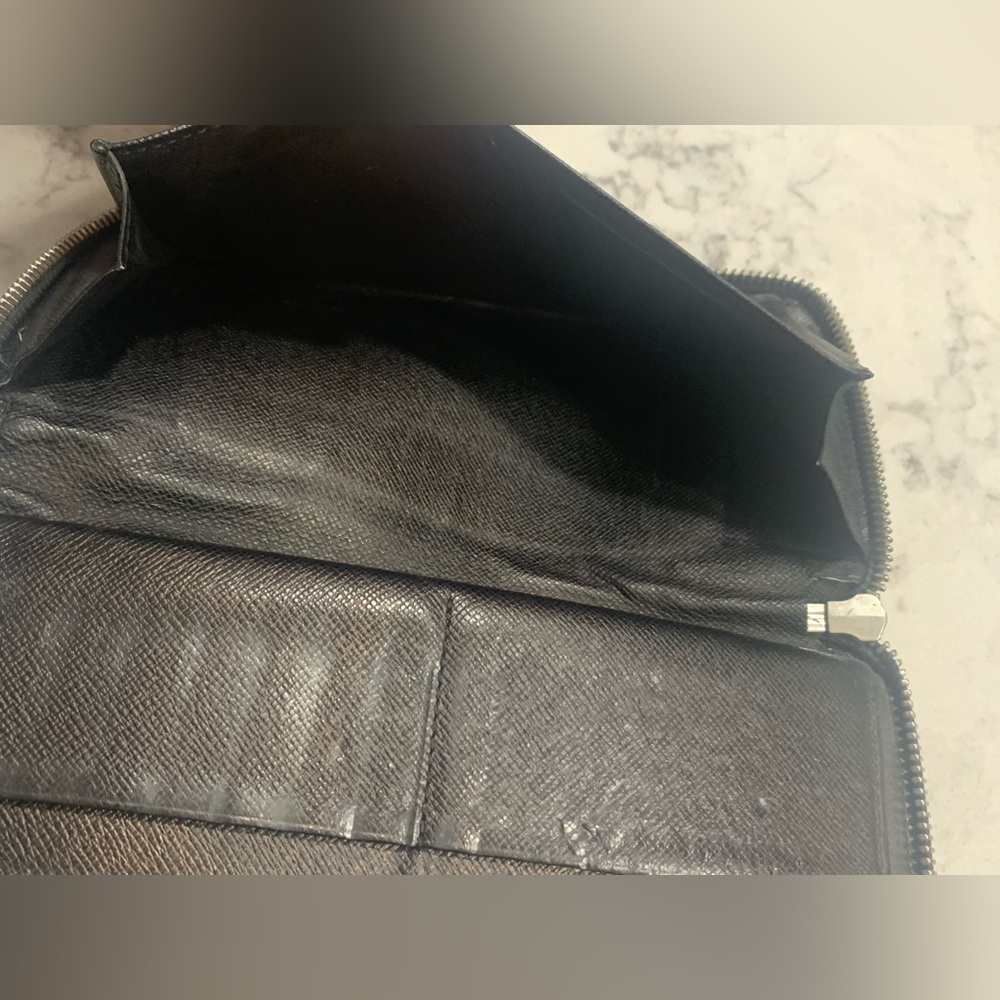 Louis Vuitton Black&Grey Damier long zippy wallet - Picture 6 of 10